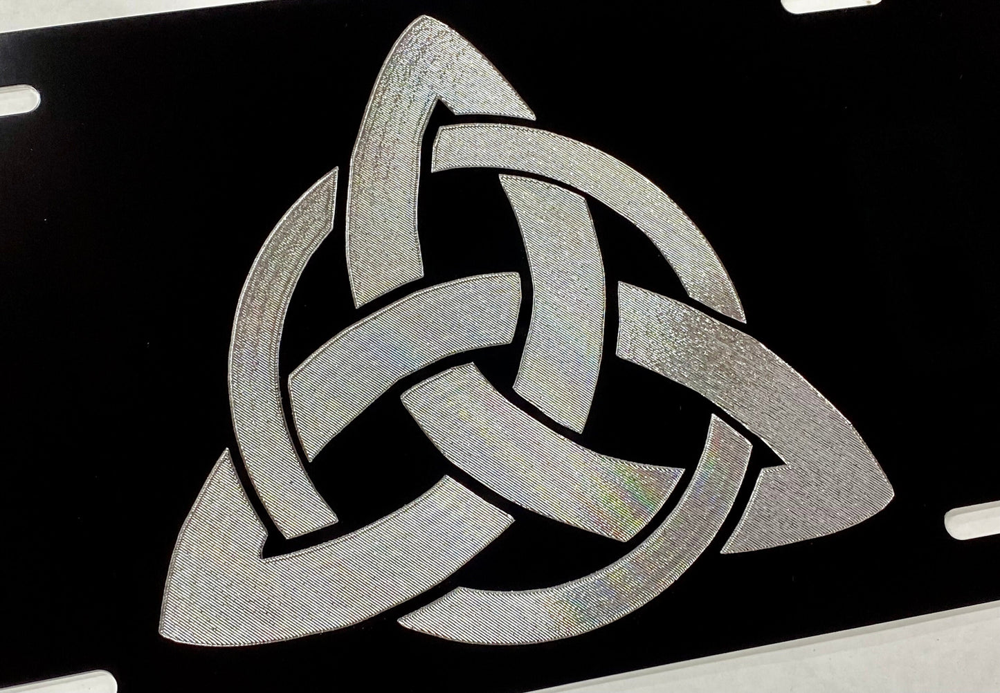 Triquetra Knot Celtic Car Tag