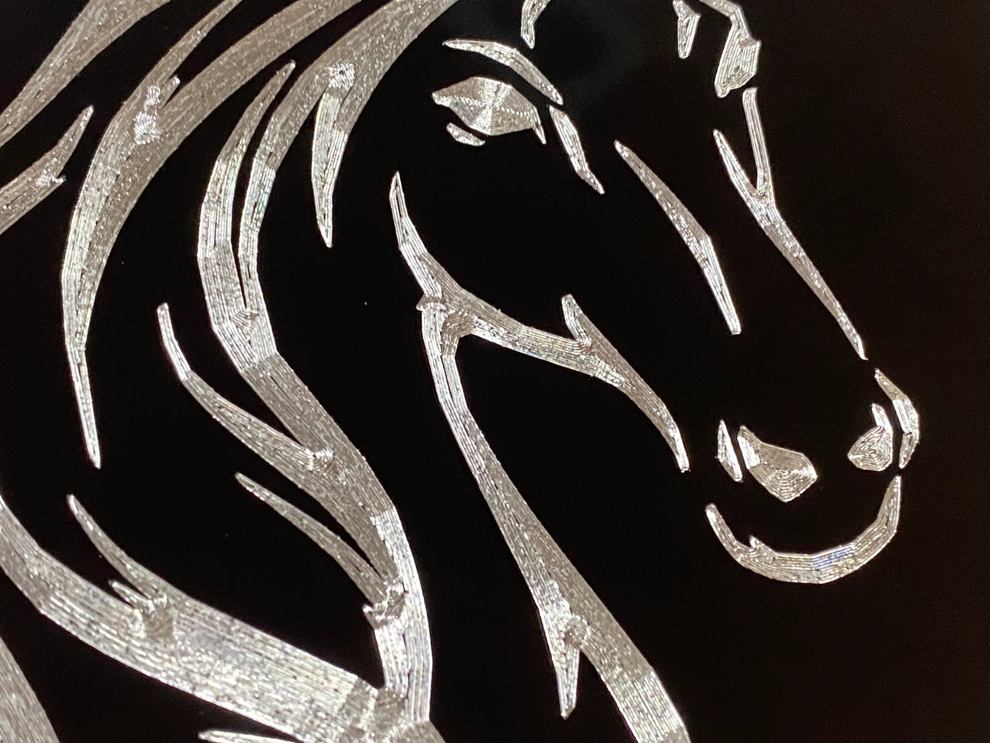 Engraved Horse Lover Gift Car Tag