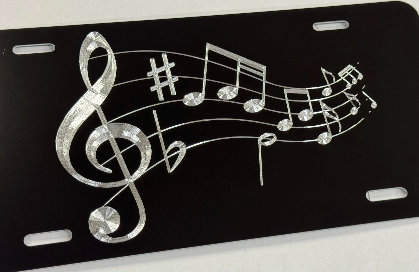 Music Notes Car Tag