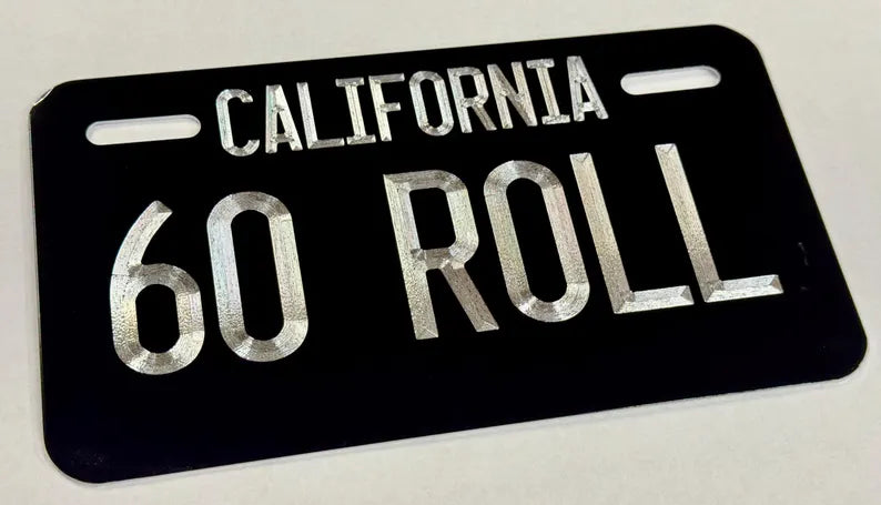 Custom motorcycle tag