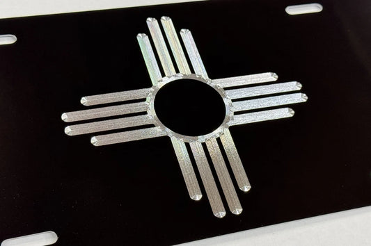 New Mexico Logo / Flag Car Tag