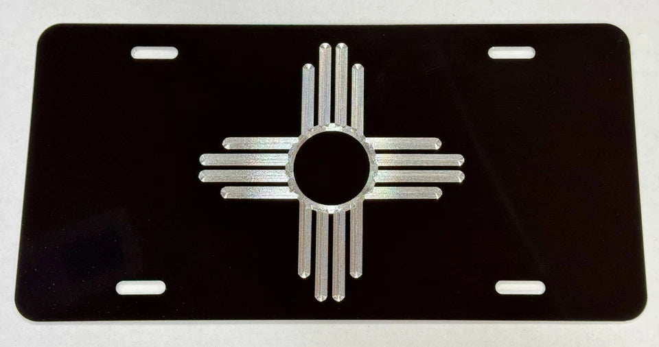 New Mexico Logo / Flag Car Tag