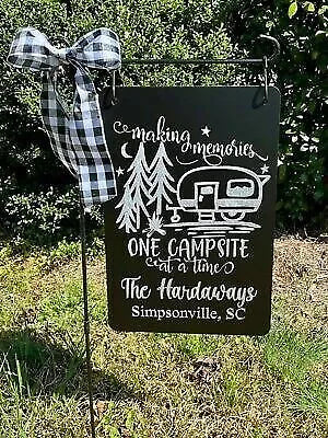 Campsite Garden Flag