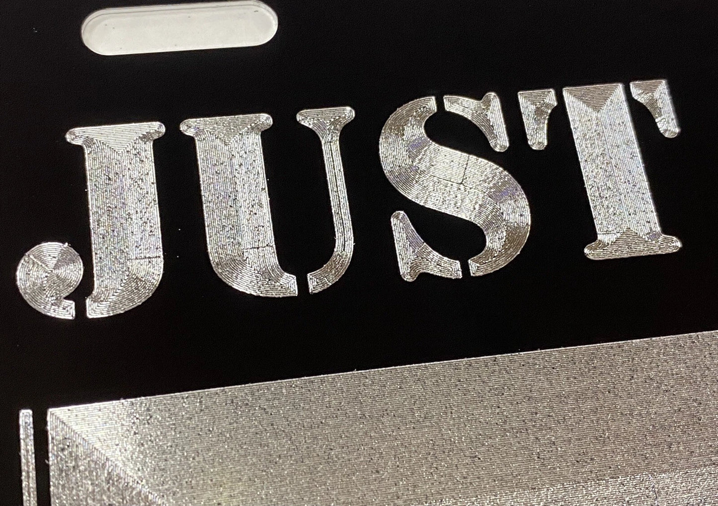 Just The Tip I Promise Bullet 2nd Amendment Car Tag Diamond Etched License Plate