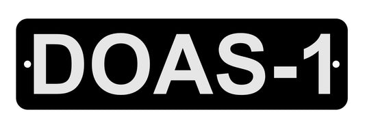 5.5"x1.5" HVAC/ELECTRICAL ID Plate