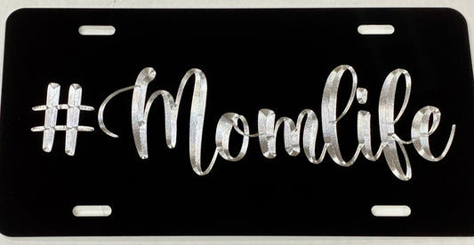 #Momlife Car Tag