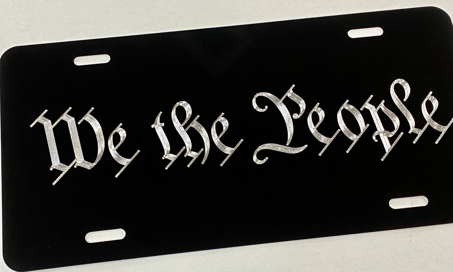 WE THE PEOPLE Car Tag