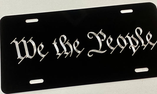 WE THE PEOPLE Car Tag