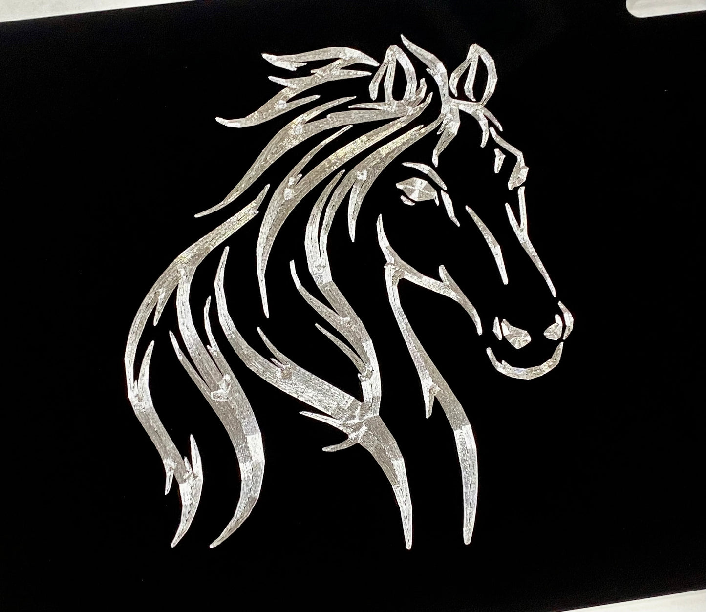 Engraved Horse Lover Gift Car Tag