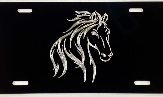 Engraved Horse Lover Gift Car Tag