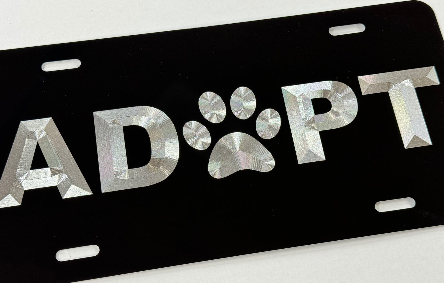 Pet Puppy Adoption ADOPT Car Tag