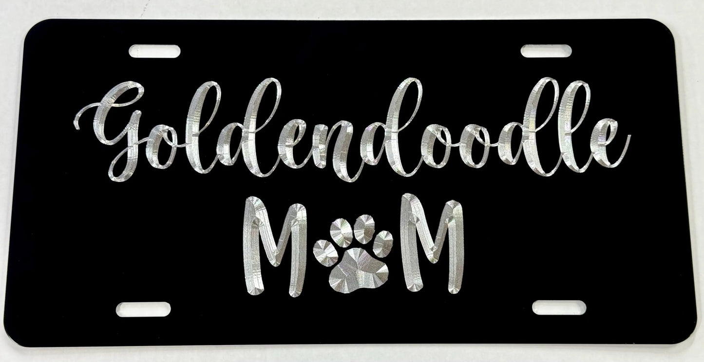Goldendoodle Mom Car Tag