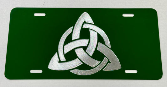 Triquetra Knot Celtic Car Tag