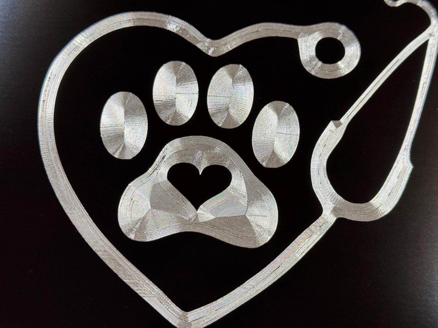 Veterinarian Logo Car Tag