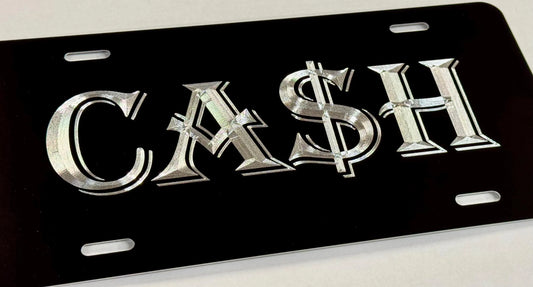 Cash $ Money Car Tag