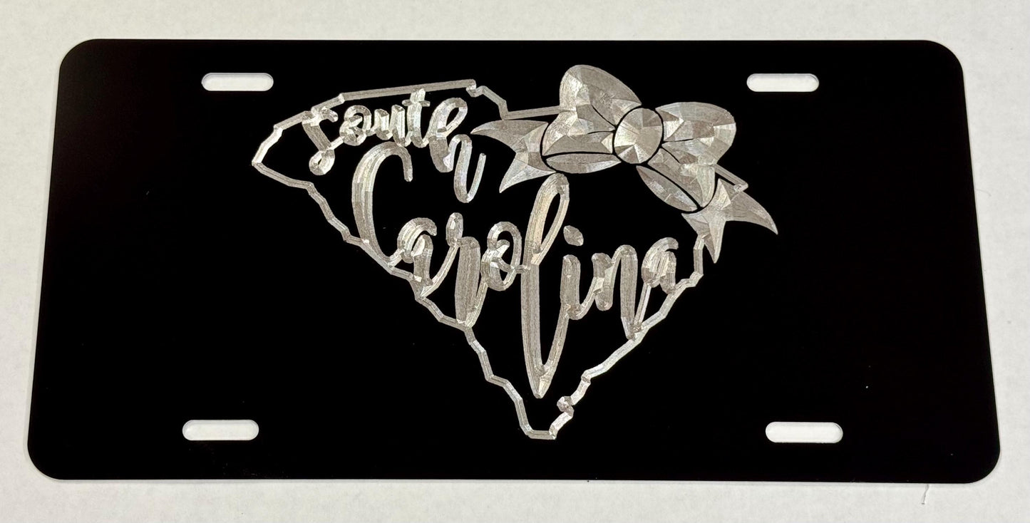 SC South Carolina Bow Car Tag