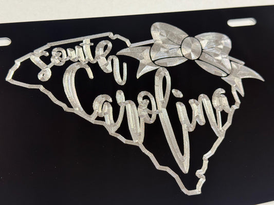 SC South Carolina Bow Car Tag