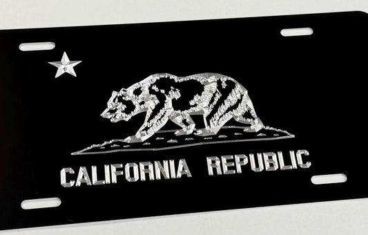 California Republic State Car Tag