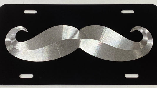 Moustache Mustache Car Tag