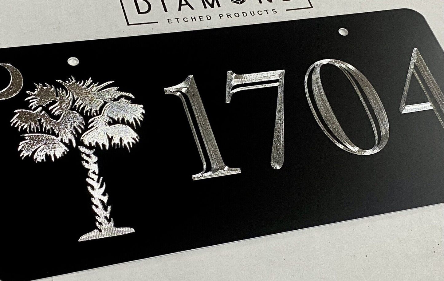 Personalized Custom House Home Number Street Address Palm Tree Metal 6x12 Sign