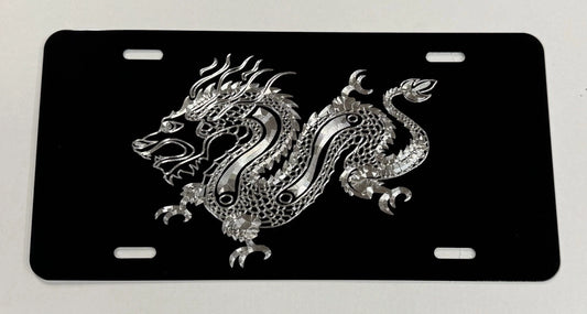 Chinese Dragon Car Tag