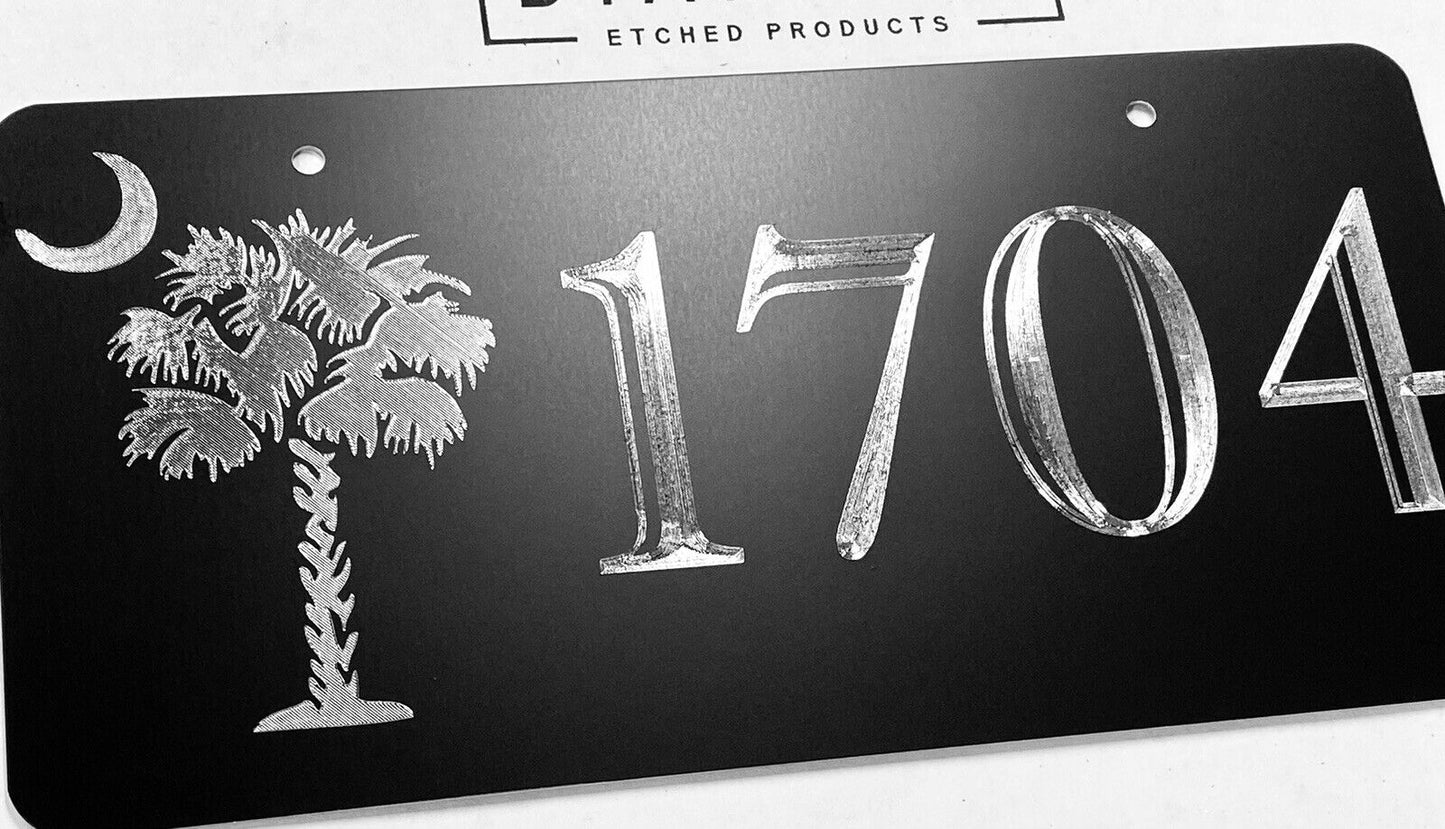 Personalized Custom House Home Number Street Address Palm Tree Metal 6x12 Sign