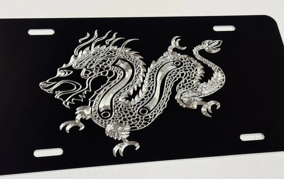 Chinese Dragon Car Tag