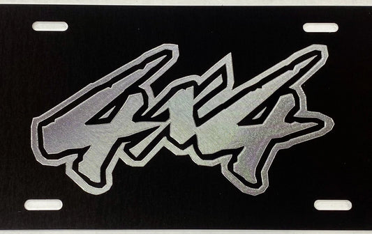 Engraved 4X4 Four Wheel Drive Car Tag