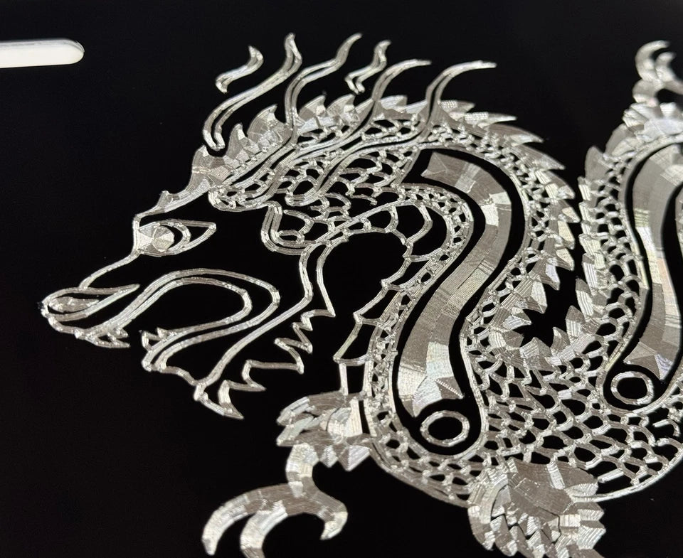 Chinese Dragon Car Tag