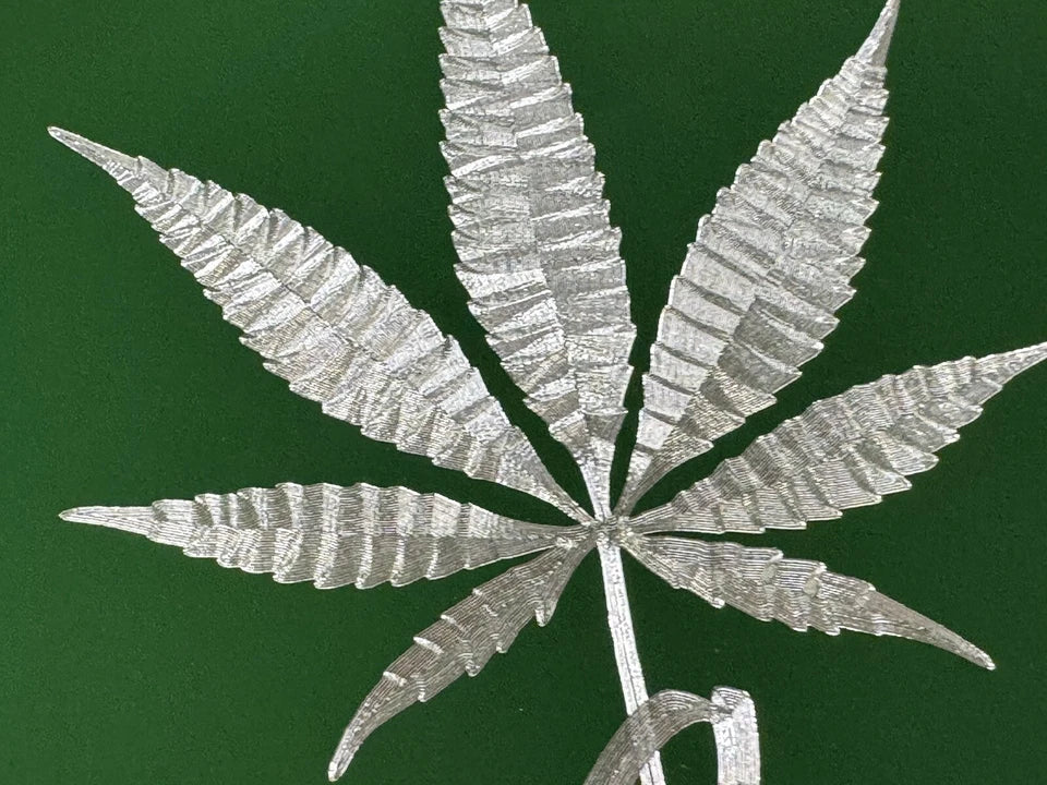 Go Green Marijuana Weed Pot Car Tag