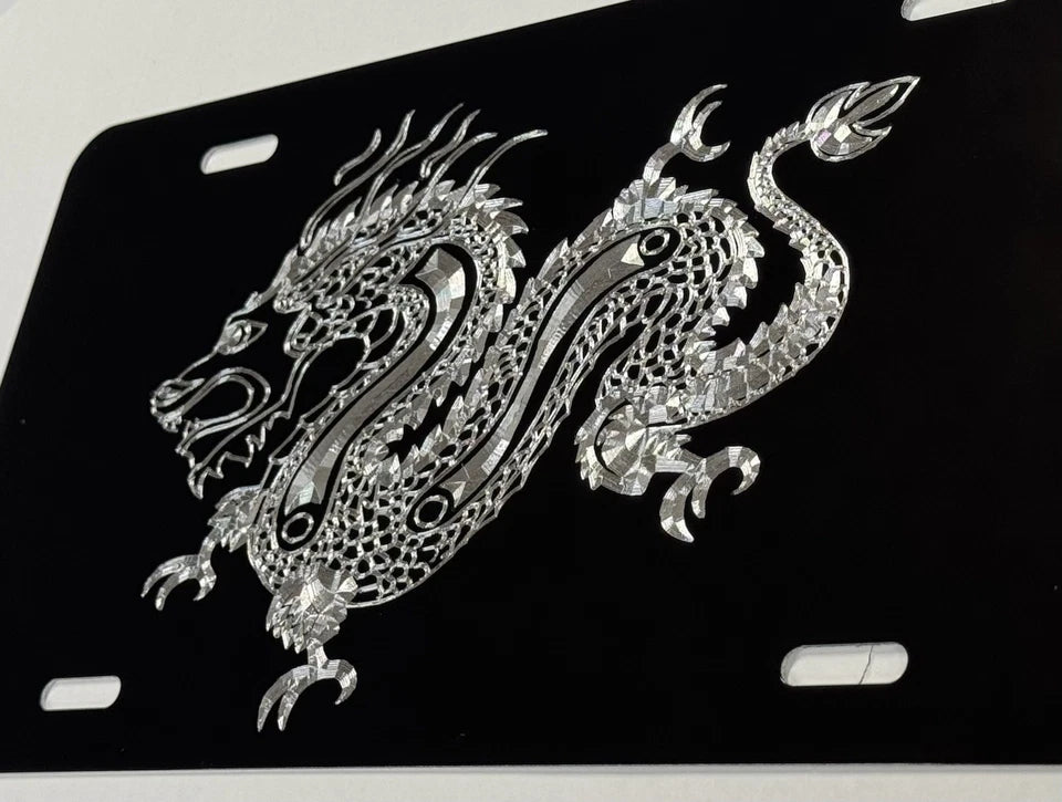 Chinese Dragon Car Tag