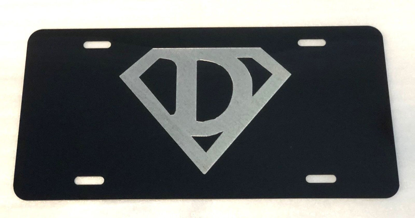 Superdad Logo Car Tag