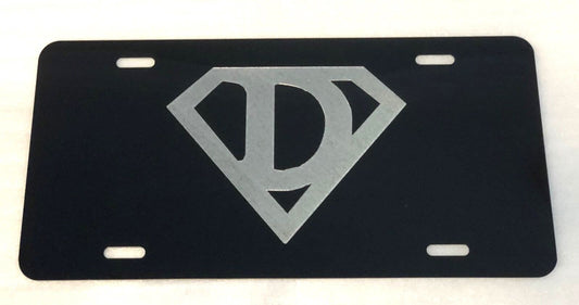 Superdad Logo Car Tag