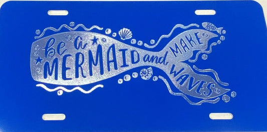 Mermaid Tail Car Tag