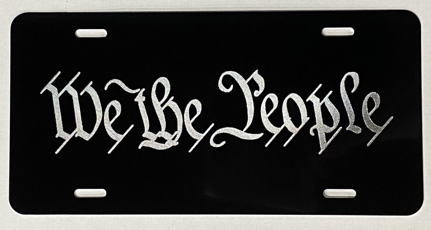 WE THE PEOPLE Car Tag