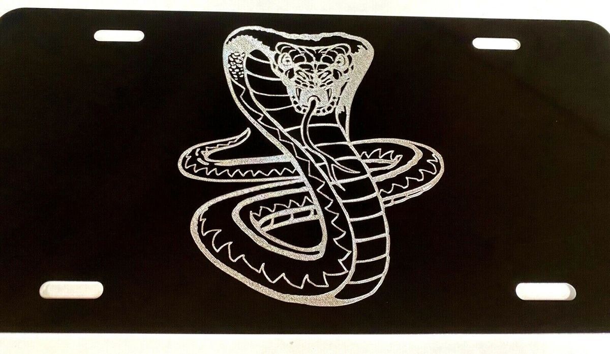 King Cobra Snake Car Tag