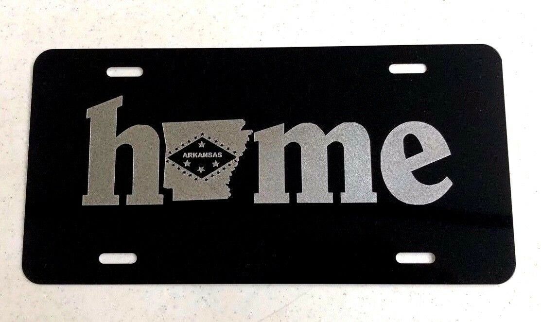 Home State Arkansas logo Car Tag