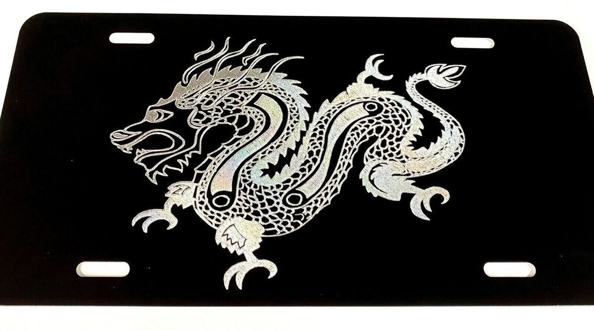 Chinese Dragon Car Tag