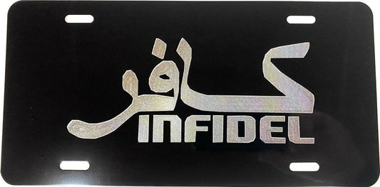 Infidel Car Tag