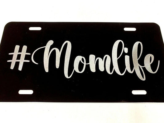 #Momlife Car Tag