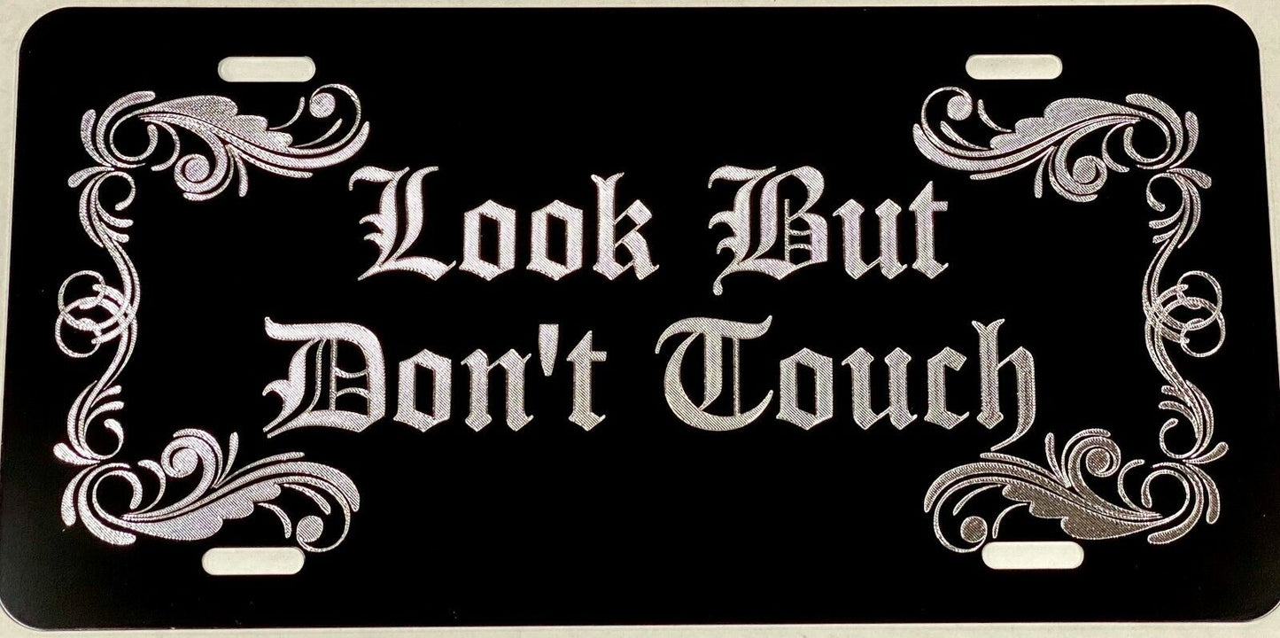 Look Don't Touch Car Show Tag