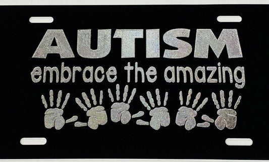 Autism Embrace The Amazing Car Tag