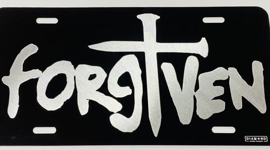 Christian Forgiven 2 logo Car Tag