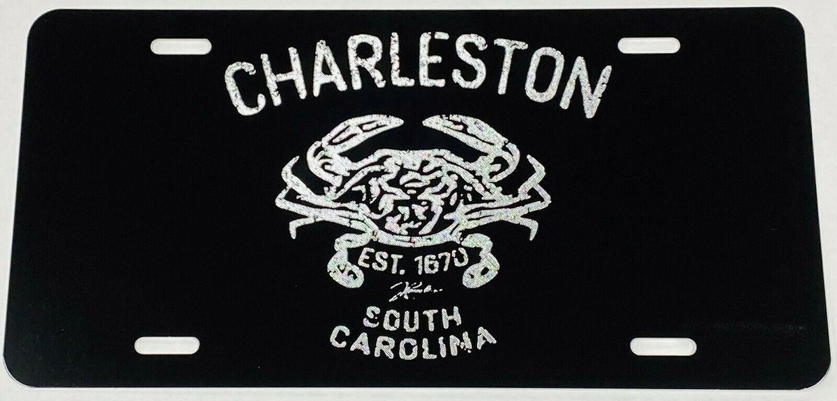 Charleston Crab Car Tag