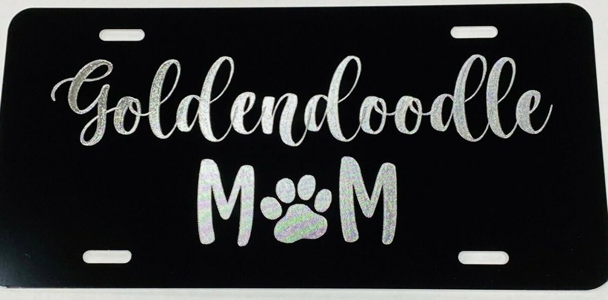 Goldendoodle Mom Car Tag