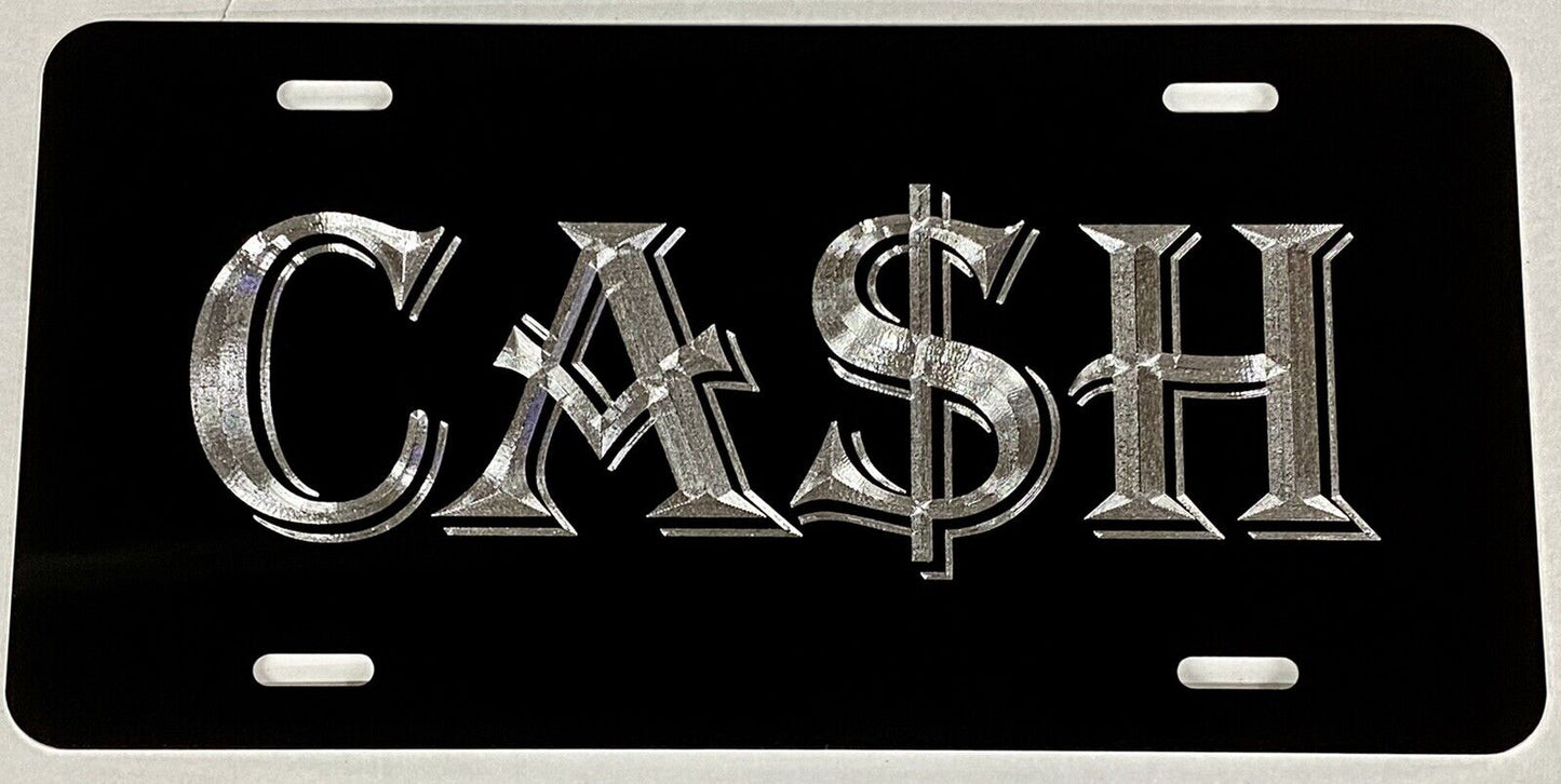 Cash $ Money Car Tag