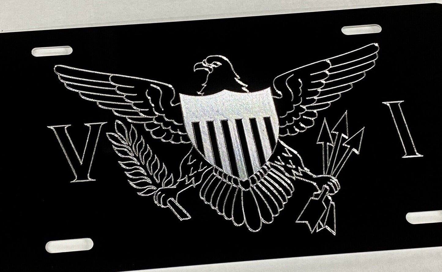 Engraved USVI Virgin Islands Car Tag