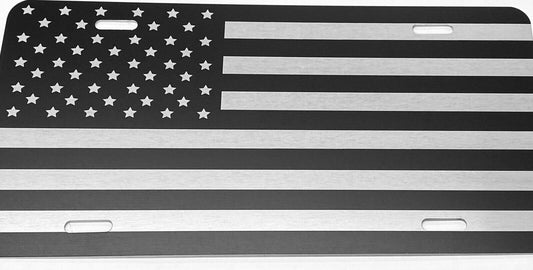 US USA American Flag Car Tag