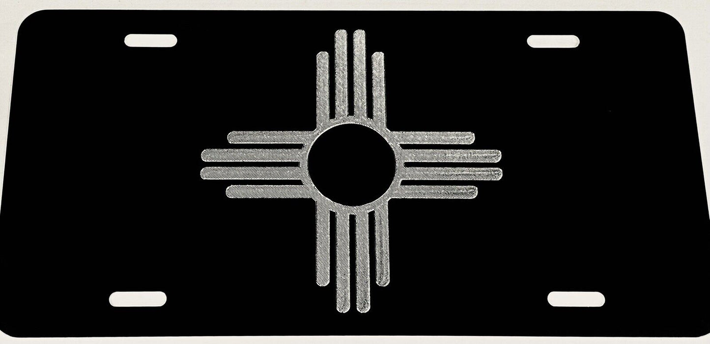 New Mexico Logo / Flag Car Tag