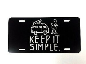 Keep it simple Logo 1 Car Tag